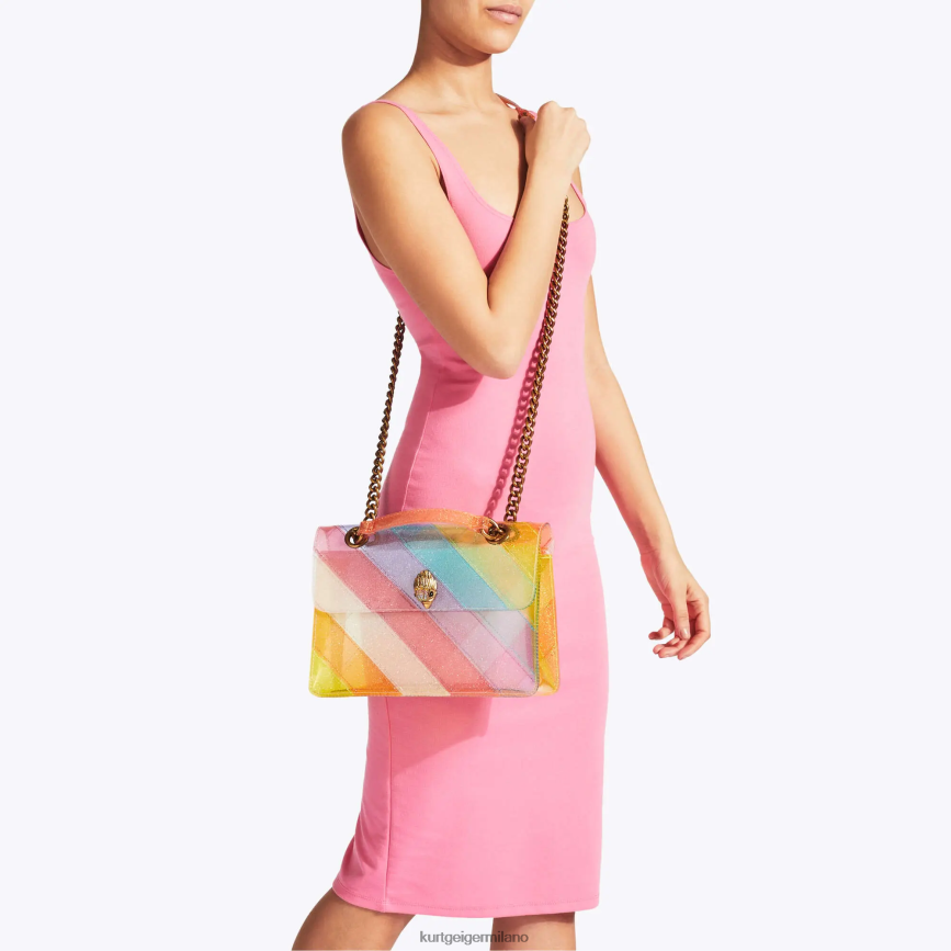 esso Kurt Geiger donne Borsa London in vinile Kensington multi/altro 8024FF4 | borse