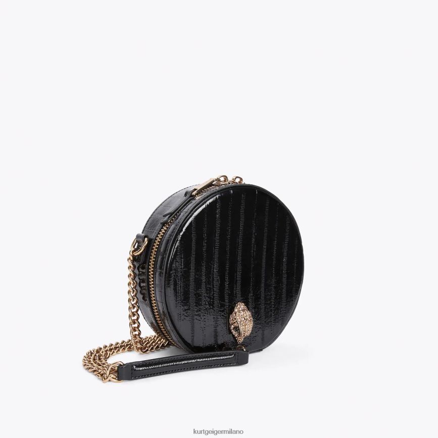 esso Kurt Geiger donne Borsa Shoreditch piccola rotonda London nero 8024FF136 | borse