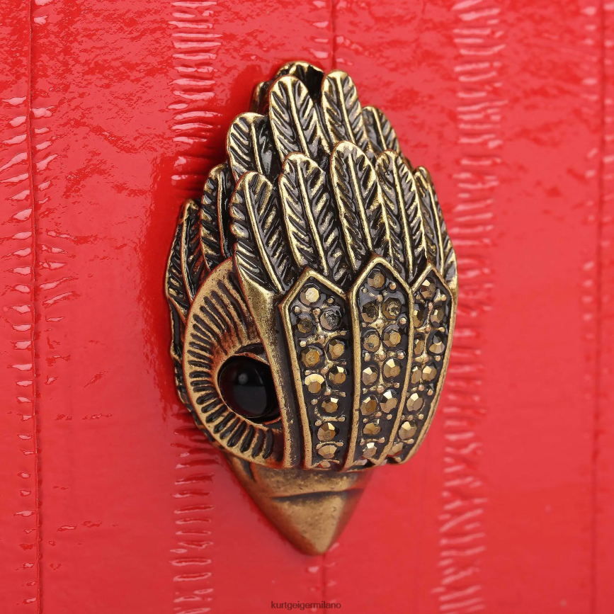 esso Kurt Geiger donne Borsa Shoreditch piccola rotonda London rosso 8024FF139 | borse