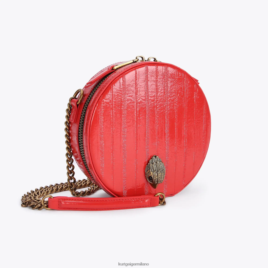 esso Kurt Geiger donne Borsa Shoreditch piccola rotonda London rosso 8024FF139 | borse