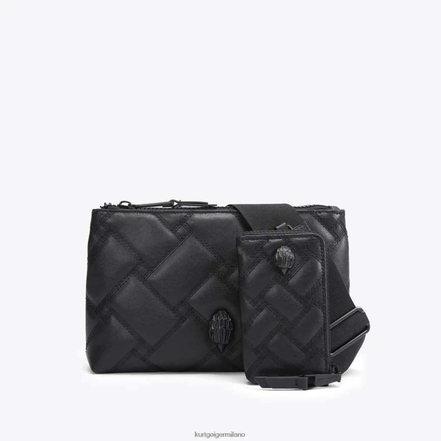 esso Kurt Geiger donne Borsa a tracolla London Kensington nero 8024FF103 | borse