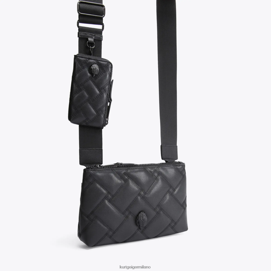 esso Kurt Geiger donne Borsa a tracolla London Kensington nero 8024FF103 | borse