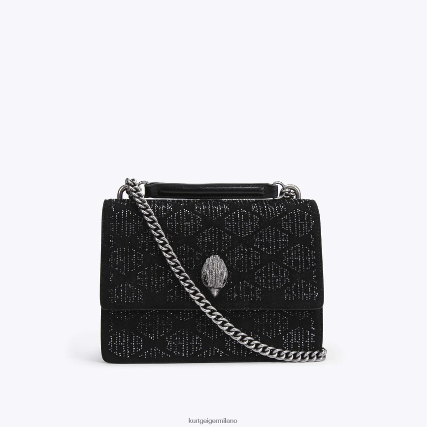 esso Kurt Geiger donne Borsa a tracolla London Shoreditch altro nero 8024FF120 | borse