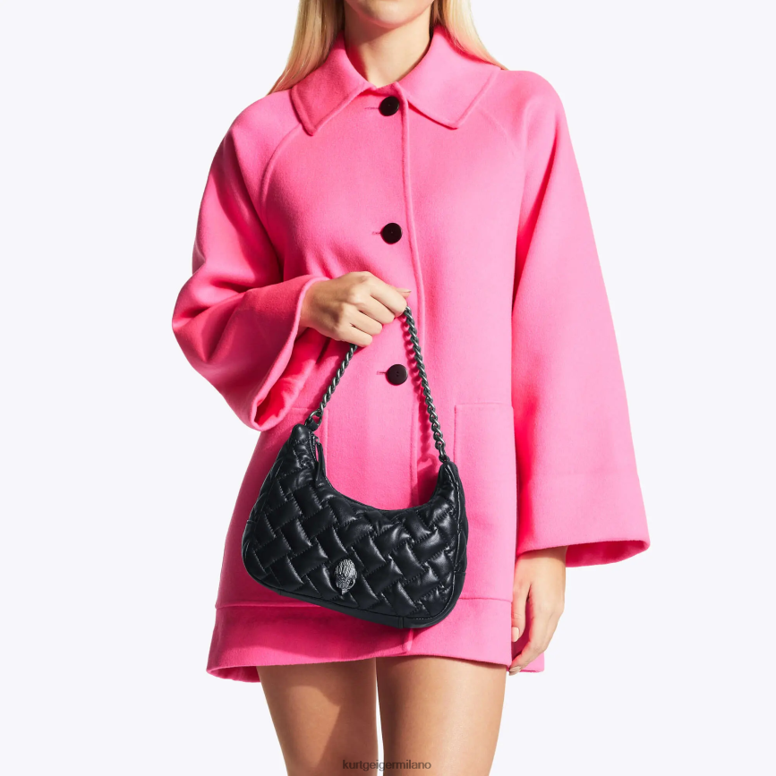 esso Kurt Geiger donne Borsa a tracolla multipla in pelle London combinazione nera 8024FF278 | borse