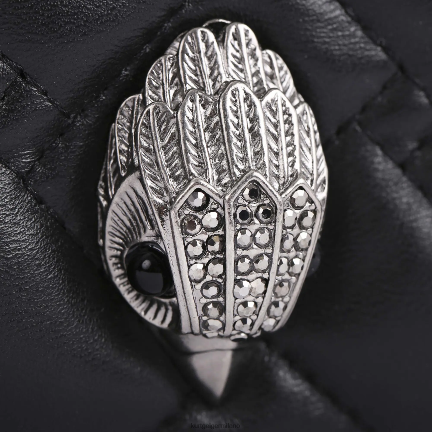 esso Kurt Geiger donne Borsa a tracolla multipla in pelle London combinazione nera 8024FF278 | borse