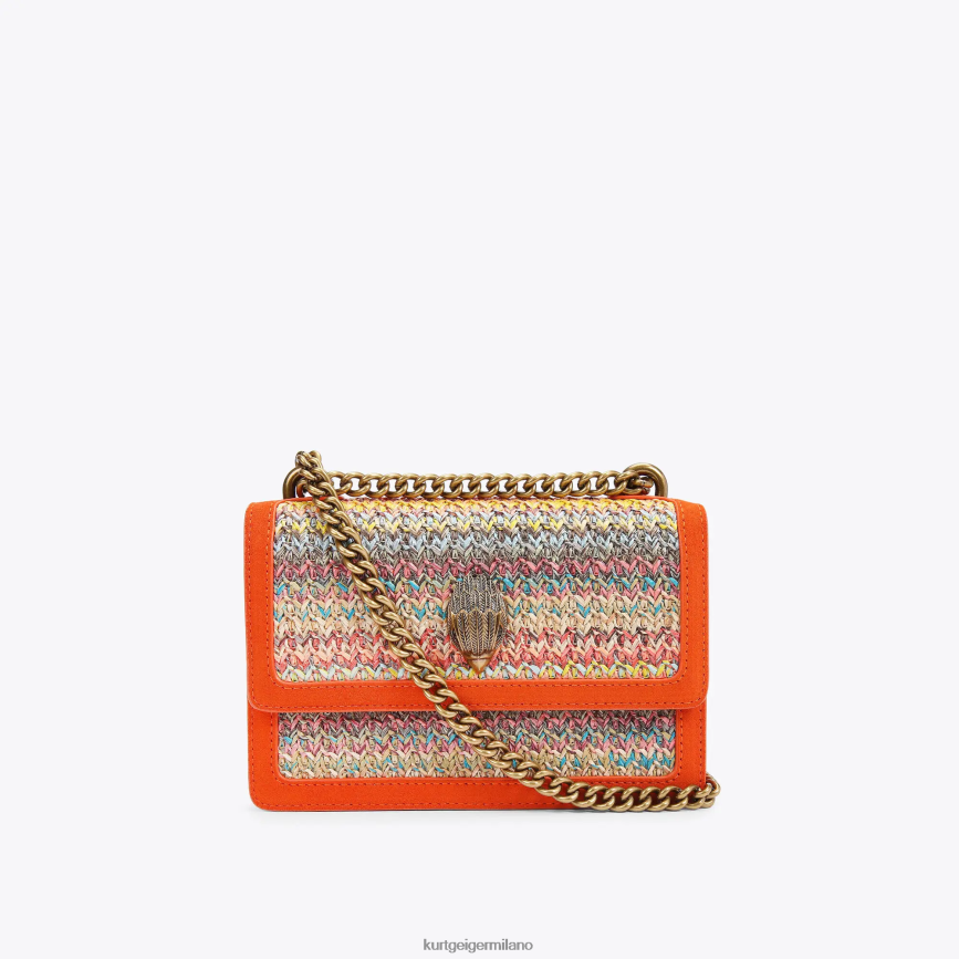 esso Kurt Geiger donne Borsa a tracolla piccola London Shoreditch arancia 8024FF113 | borse