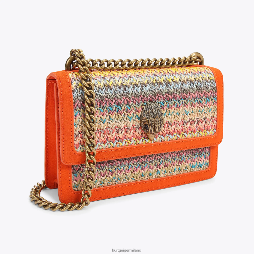 esso Kurt Geiger donne Borsa a tracolla piccola London Shoreditch arancia 8024FF113 | borse