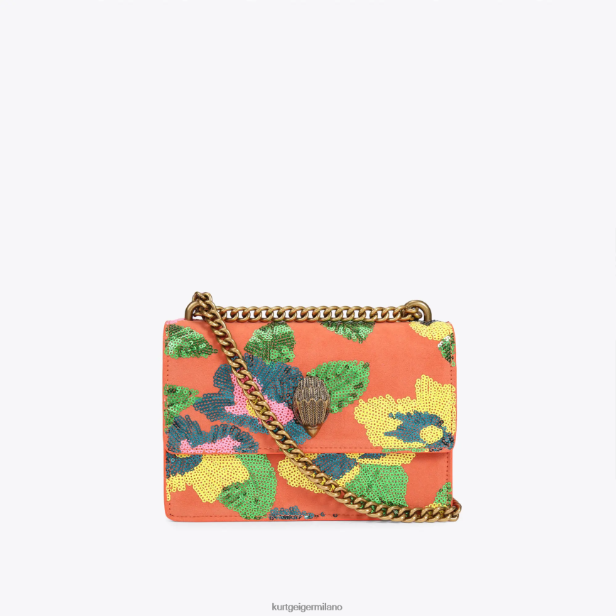 esso Kurt Geiger donne Borsa a tracolla piccola London Shoreditch arancia 8024FF114 | borse