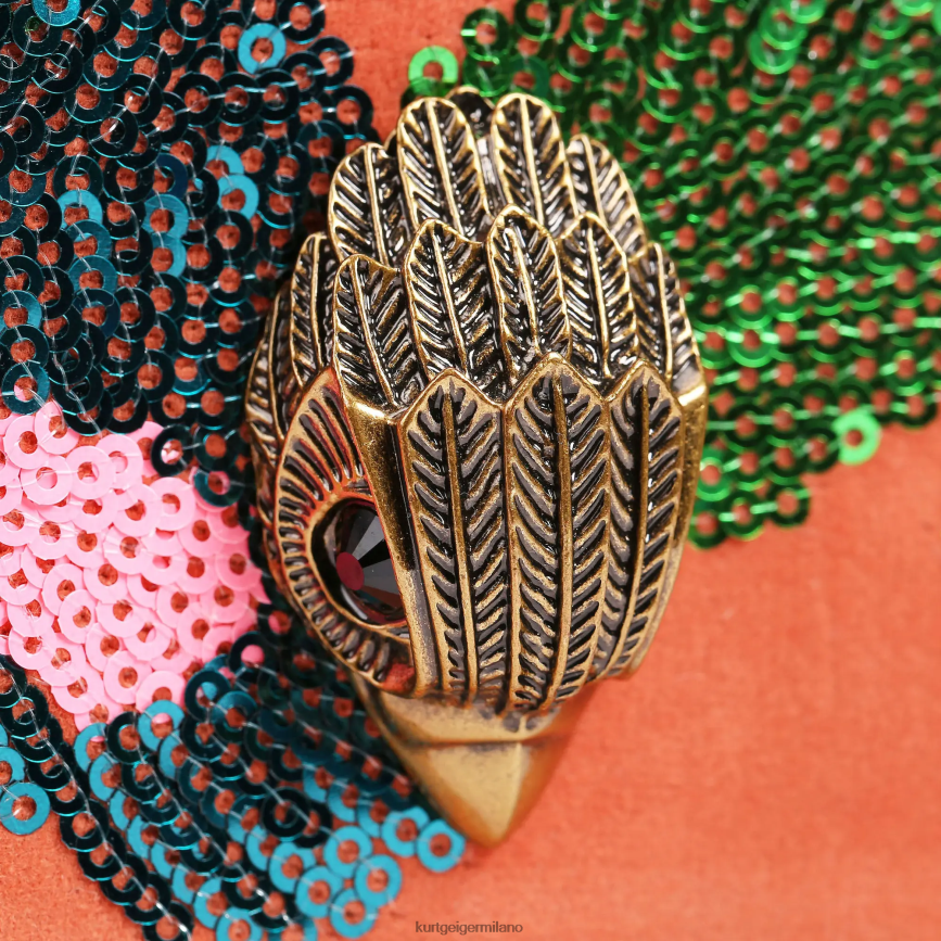 esso Kurt Geiger donne Borsa a tracolla piccola London Shoreditch arancia 8024FF114 | borse