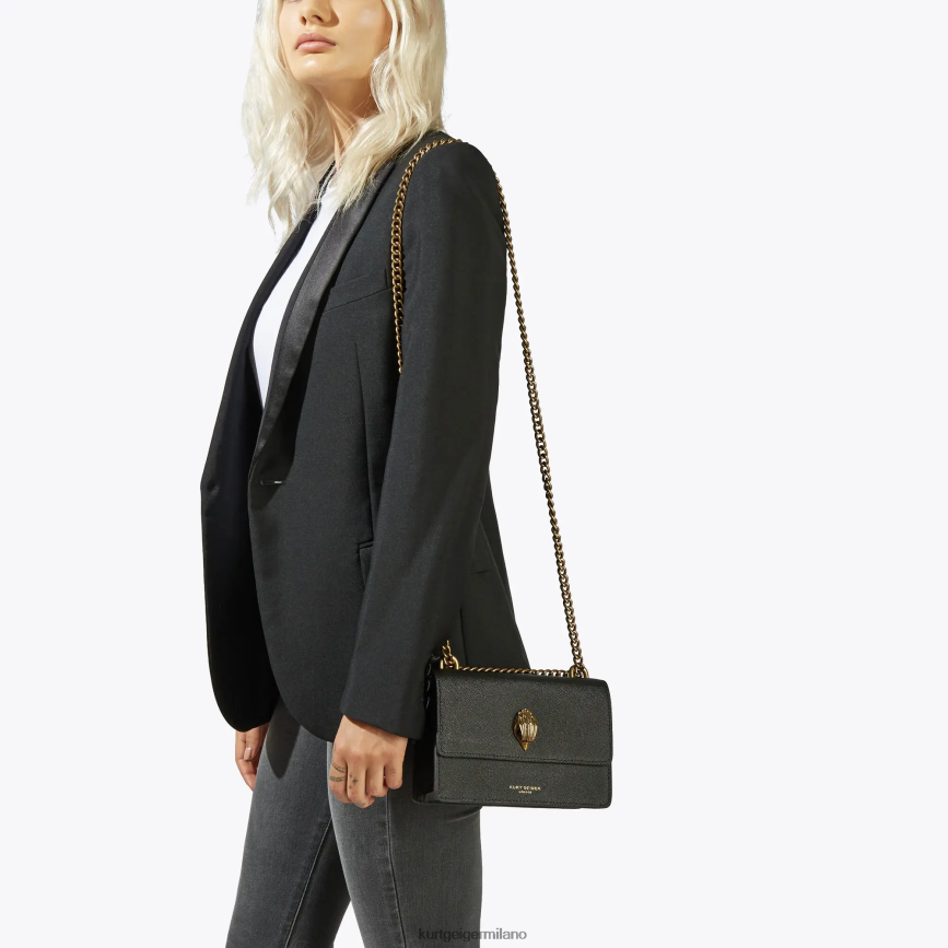 esso Kurt Geiger donne Borsa a tracolla piccola London Shoreditch nero 8024FF134 | borse