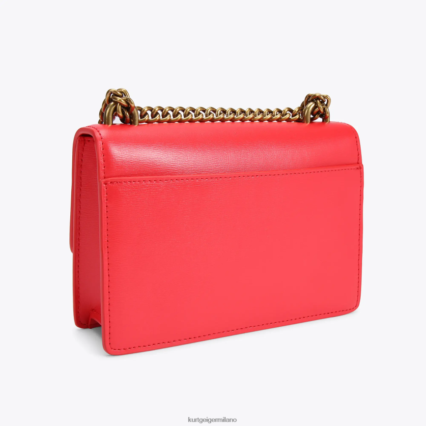 esso Kurt Geiger donne Borsa a tracolla piccola London Shoreditch rosso 8024FF128 | borse