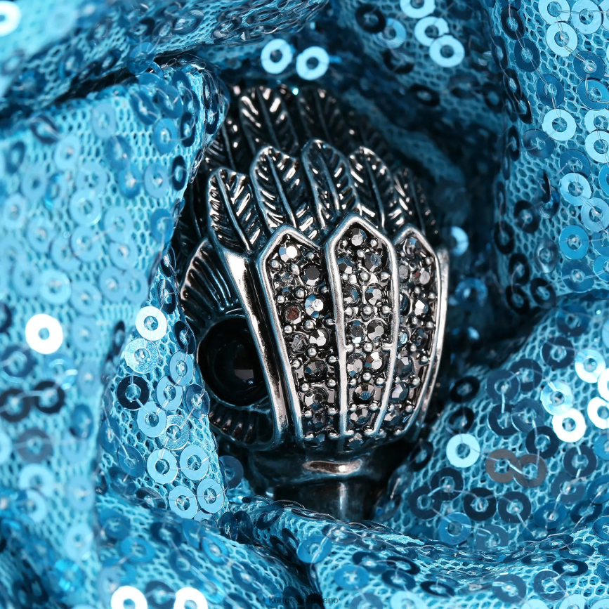 esso Kurt Geiger donne Borsa a tracolla piccola London Shoreditch turchese 8024FF126 | borse