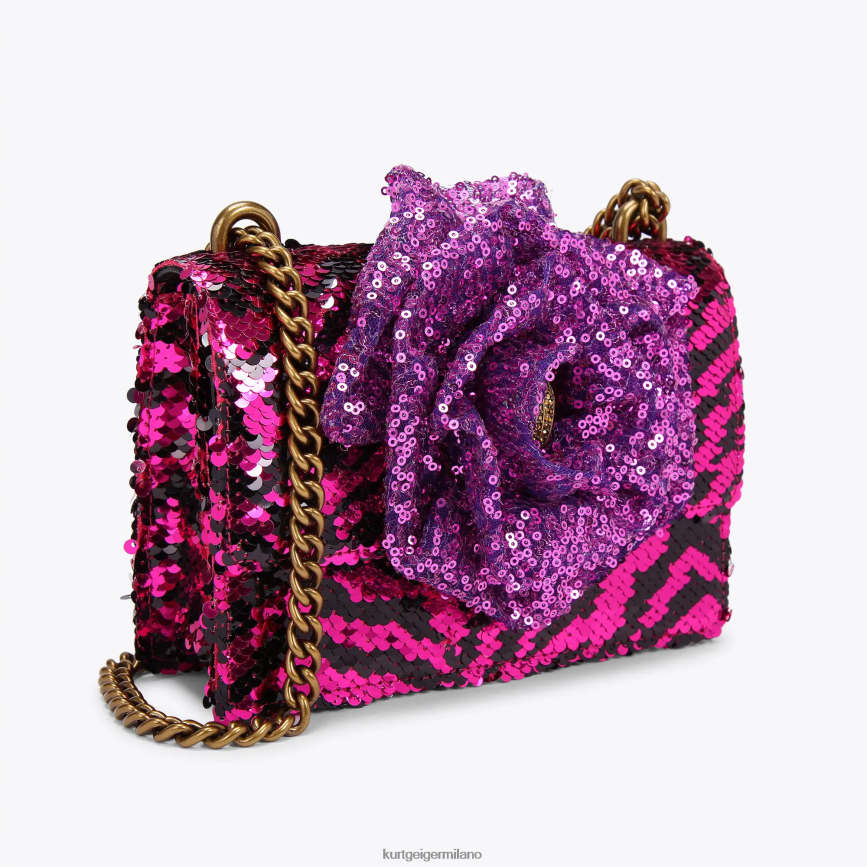 esso Kurt Geiger donne Borsa a tracolla piccola London Shoreditch viola 8024FF143 | borse
