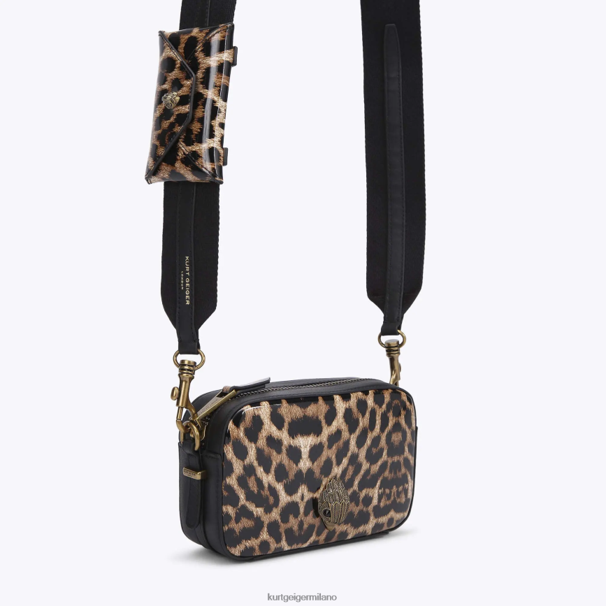 esso Kurt Geiger donne Borsa fotografica piccola London Shoreditch marrone medio 8024FF142 | borse
