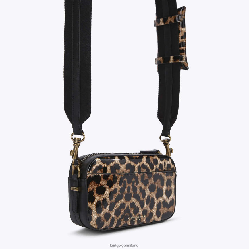 esso Kurt Geiger donne Borsa fotografica piccola London Shoreditch marrone medio 8024FF142 | borse