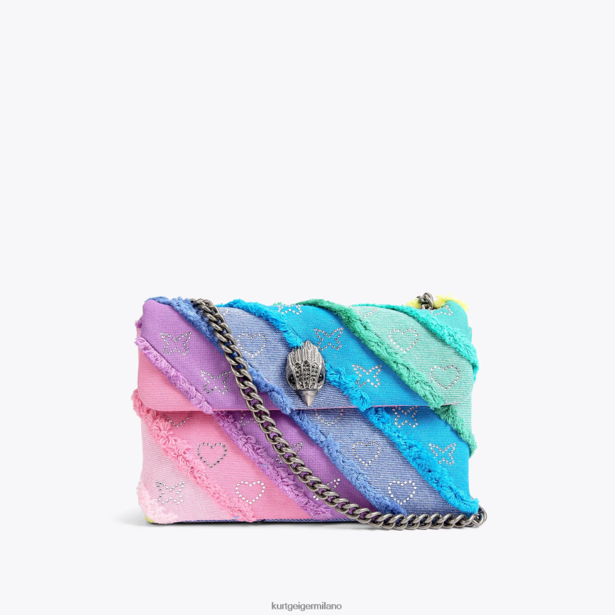 esso Kurt Geiger donne London denim medio Kensington multi/altro 8024FF14 | borse