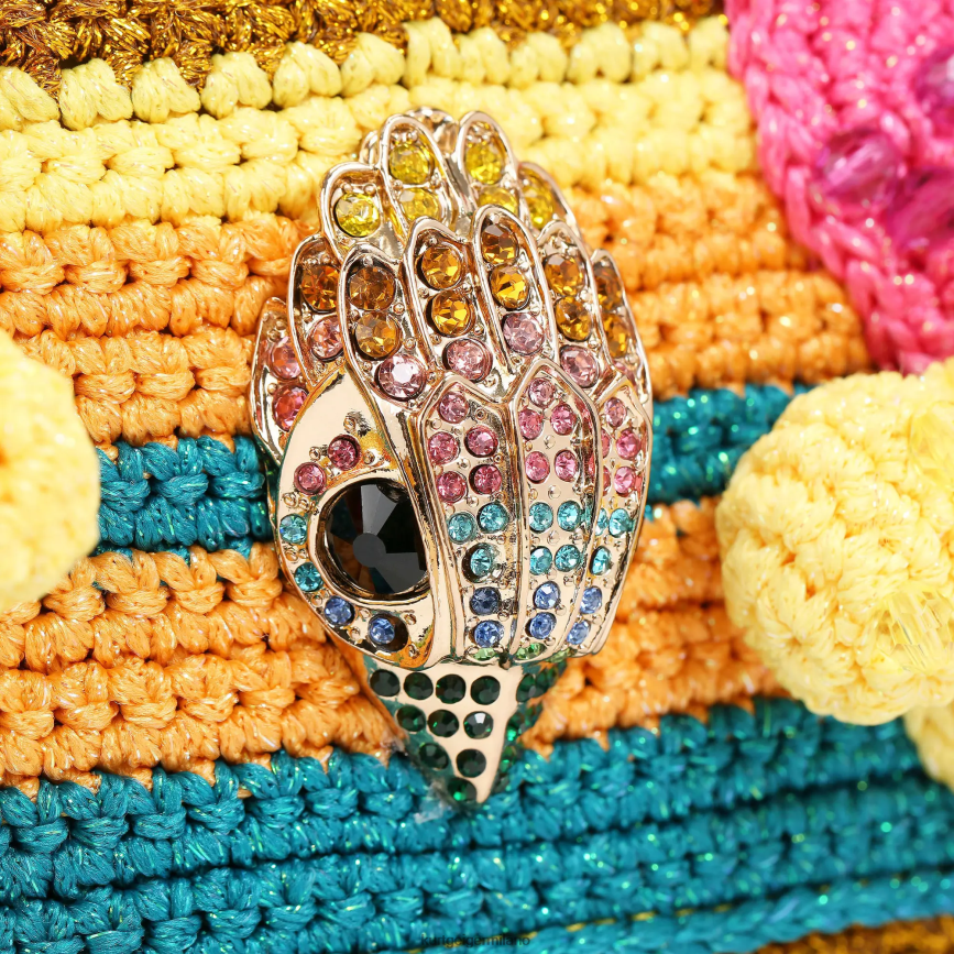 esso Kurt Geiger donne Londra all\'uncinetto Kensington combinazione d\'oro 8024FF82 | borse