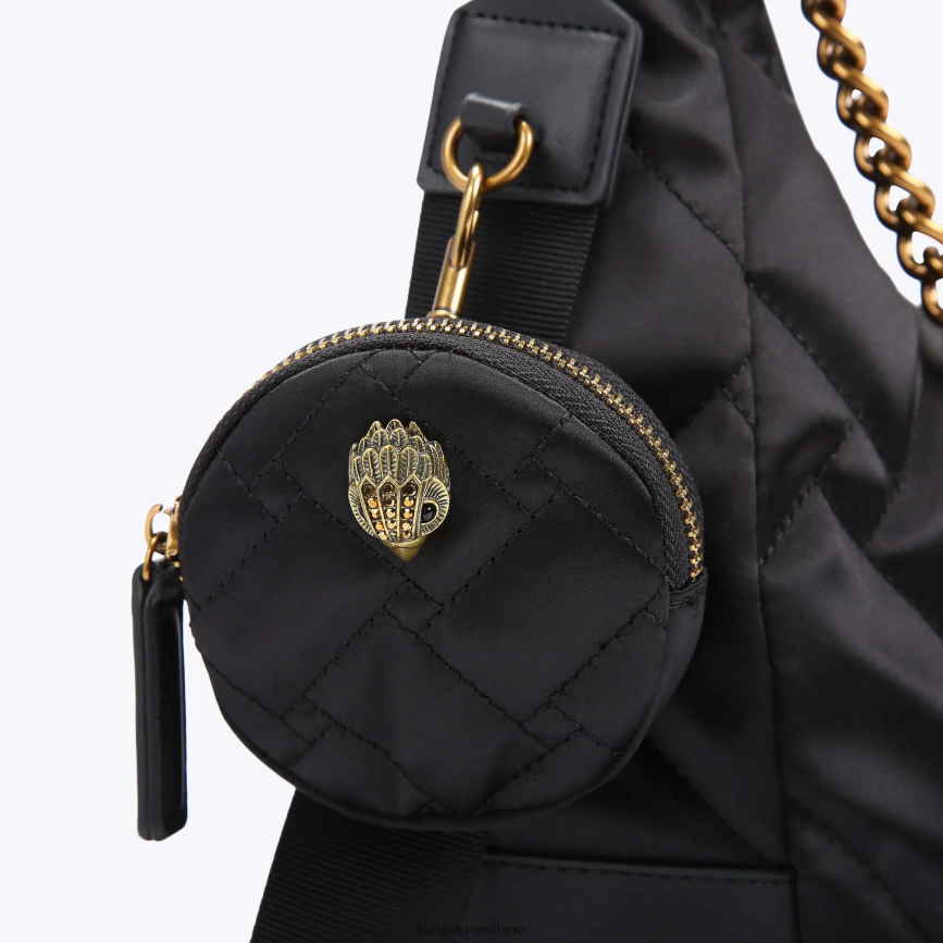 esso Kurt Geiger donne Londra hobo riciclato di grandi dimensioni nero 8024FF281 | borse