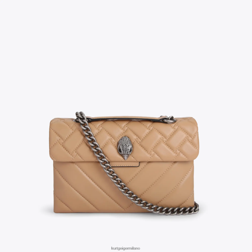 esso Kurt Geiger donne Londra in pelle Kensington cammello 8024FF47 | borse