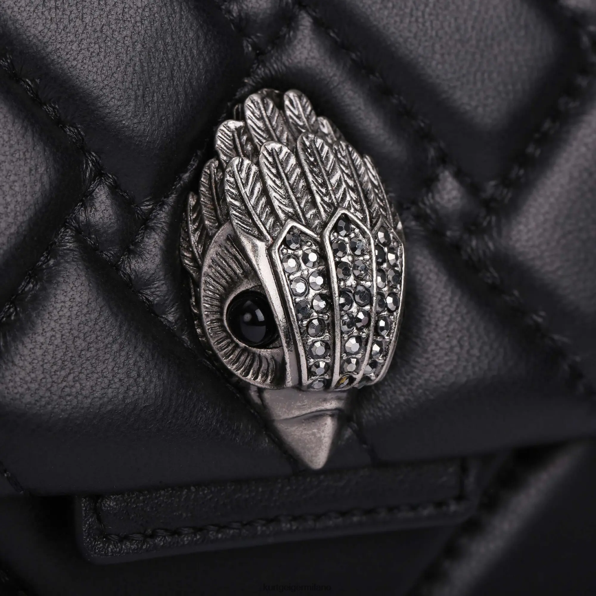 esso Kurt Geiger donne Londra in pelle Kensington combinazione nera 8024FF98 | borse