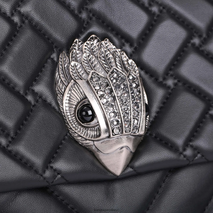 esso Kurt Geiger donne Londra in pelle xxl kensington nero 8024FF64 | borse