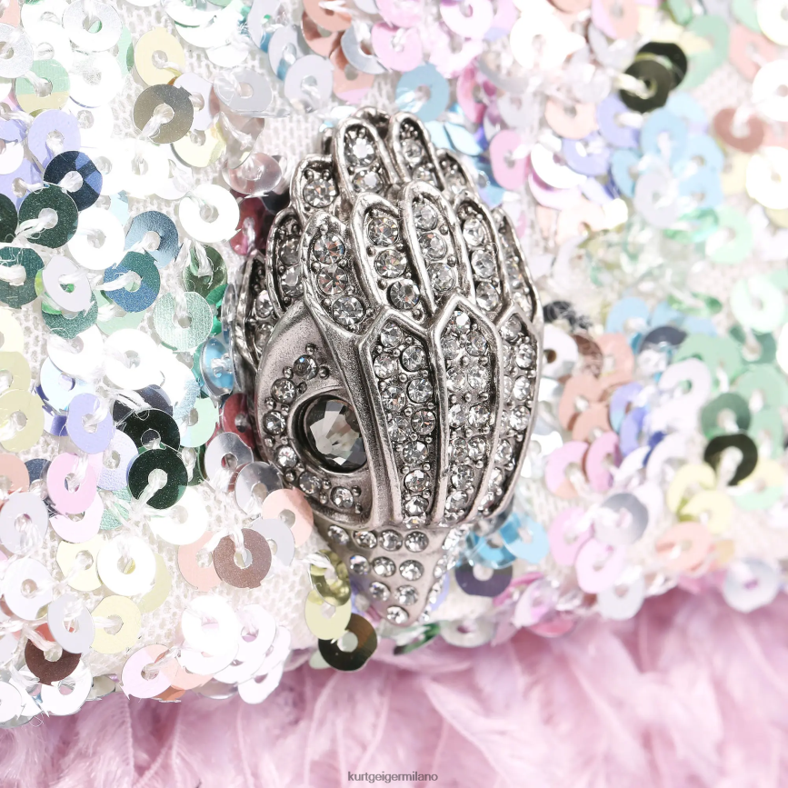 esso Kurt Geiger donne Londra paillettes medie Kensington combinazione rosa 8024FF43 | borse