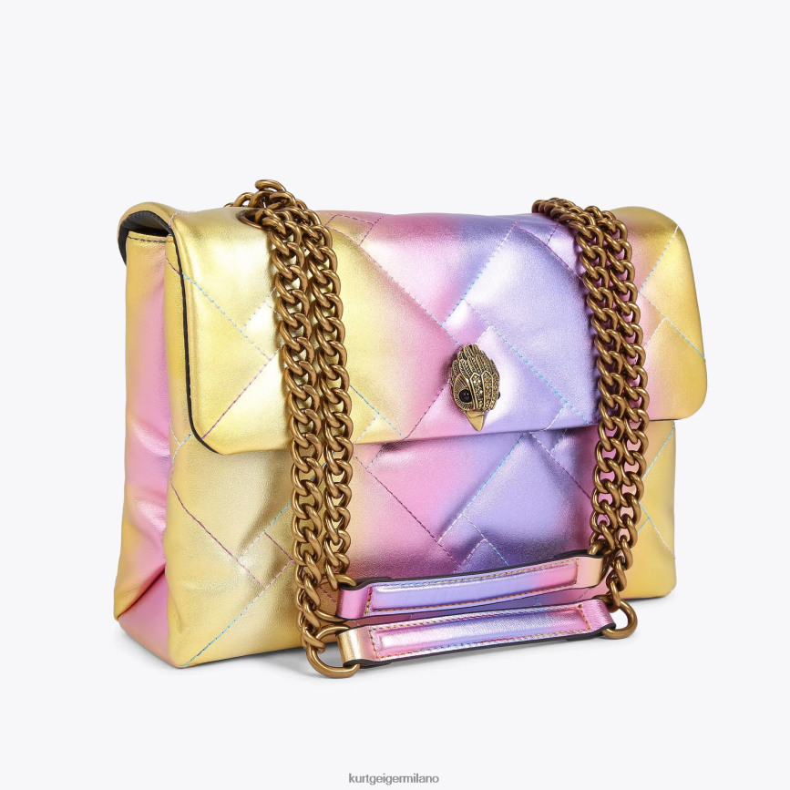 esso Kurt Geiger donne londra grande kensington morbido combinazione rosa 8024FF94 | borse