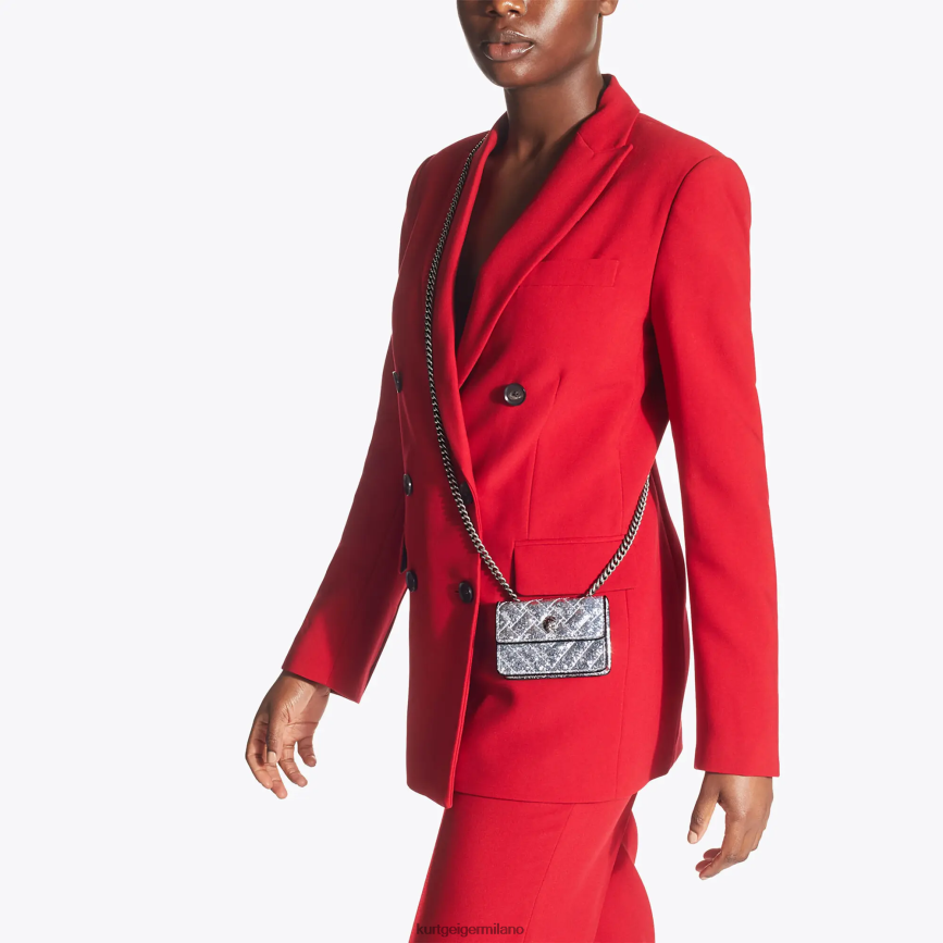 esso Kurt Geiger donne londra micro kensington argento 8024FF63 | borse