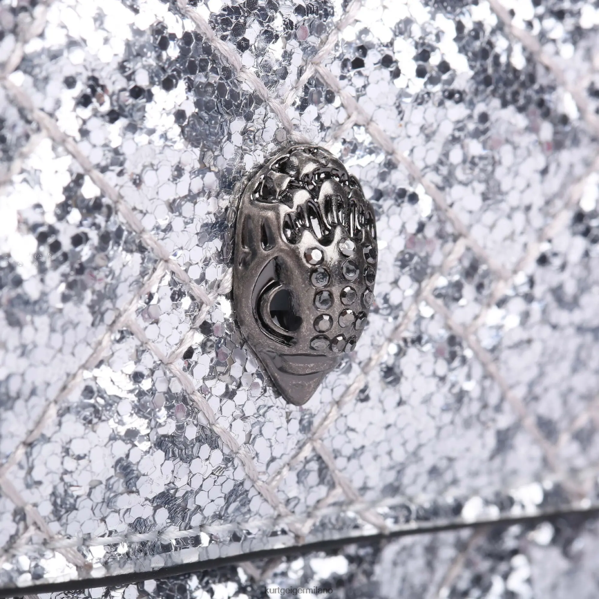 esso Kurt Geiger donne londra micro kensington argento 8024FF63 | borse