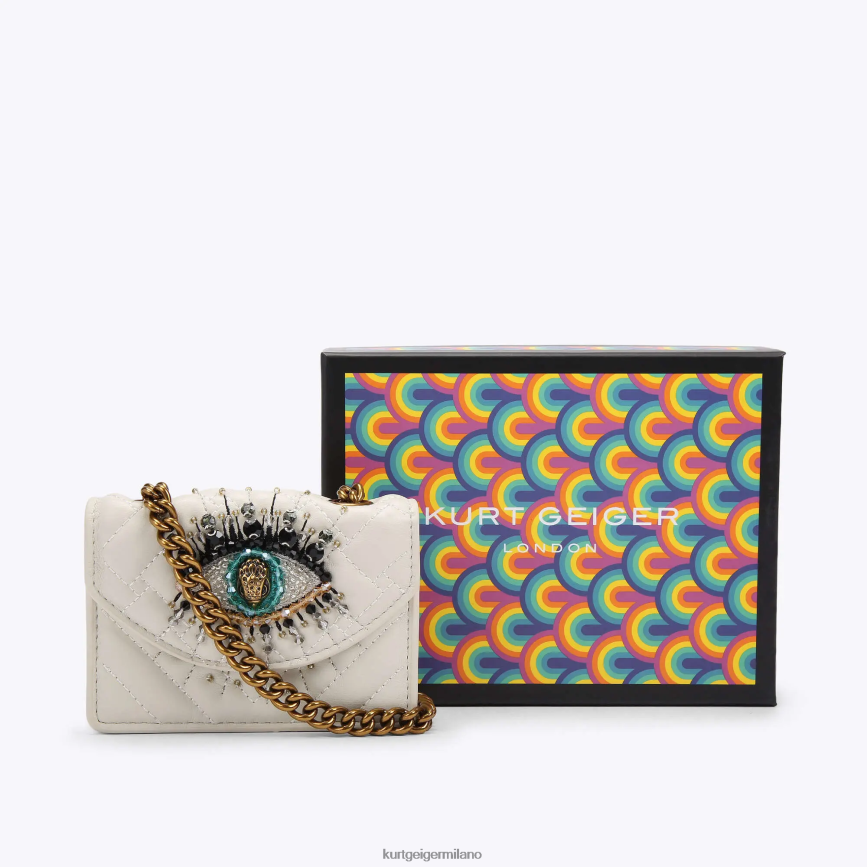 esso Kurt Geiger donne londra micro kensington occhio osso 8024FF54 | borse