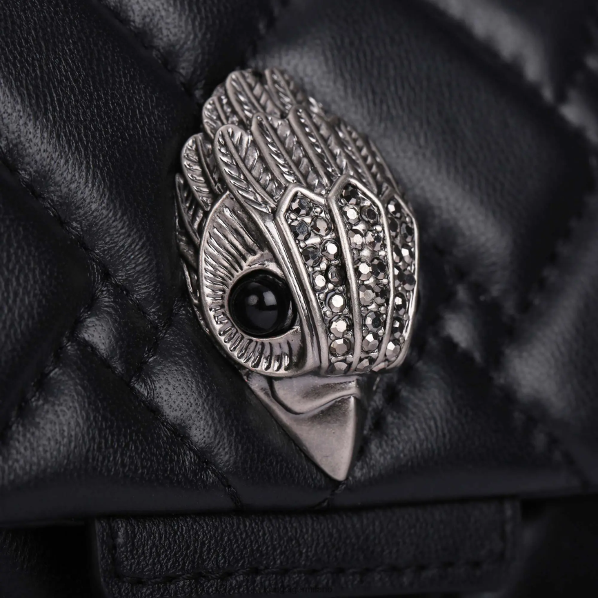 esso Kurt Geiger donne londra pelle media kensington nero 8024FF99 | borse
