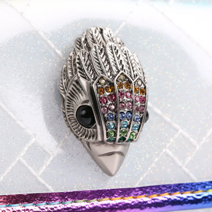 esso Kurt Geiger donne londra vinile medio kensington multi/altro 8024FF5 | borse