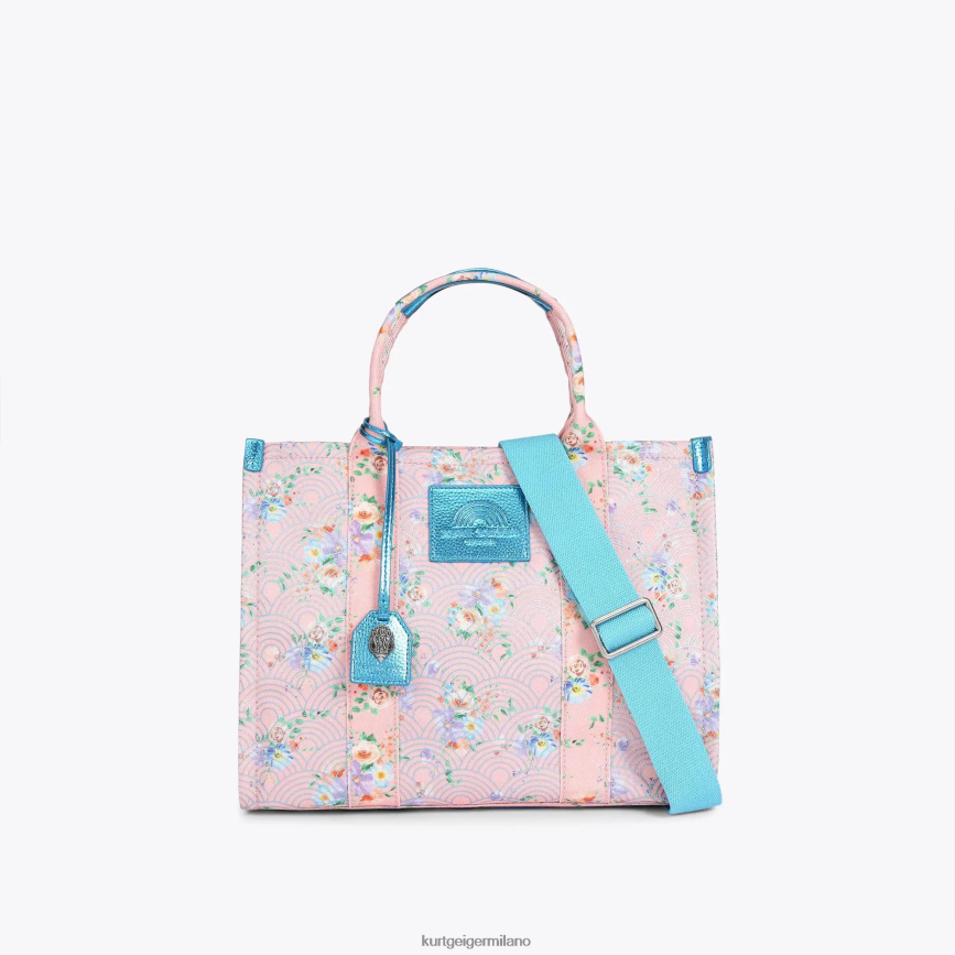 esso Kurt Geiger donne Borsa tote Southbank di Londra combinazione rosa 8024FF469 | borse