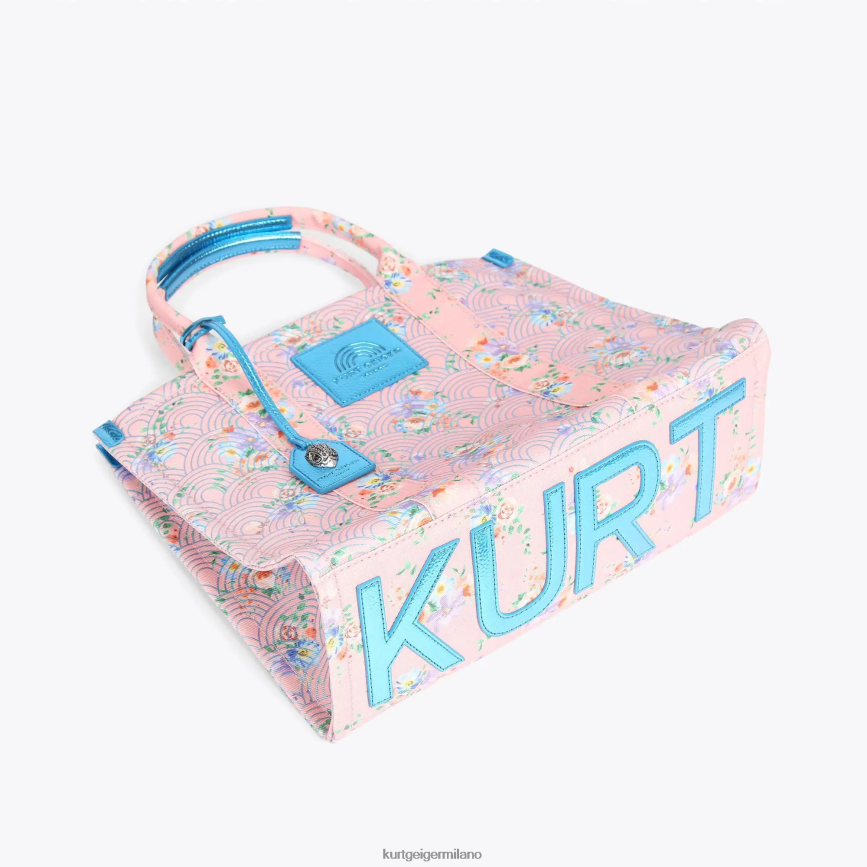 esso Kurt Geiger donne Borsa tote Southbank di Londra combinazione rosa 8024FF469 | borse