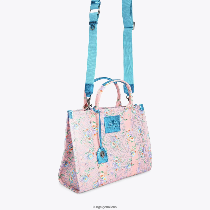 esso Kurt Geiger donne Borsa tote Southbank di Londra combinazione rosa 8024FF469 | borse