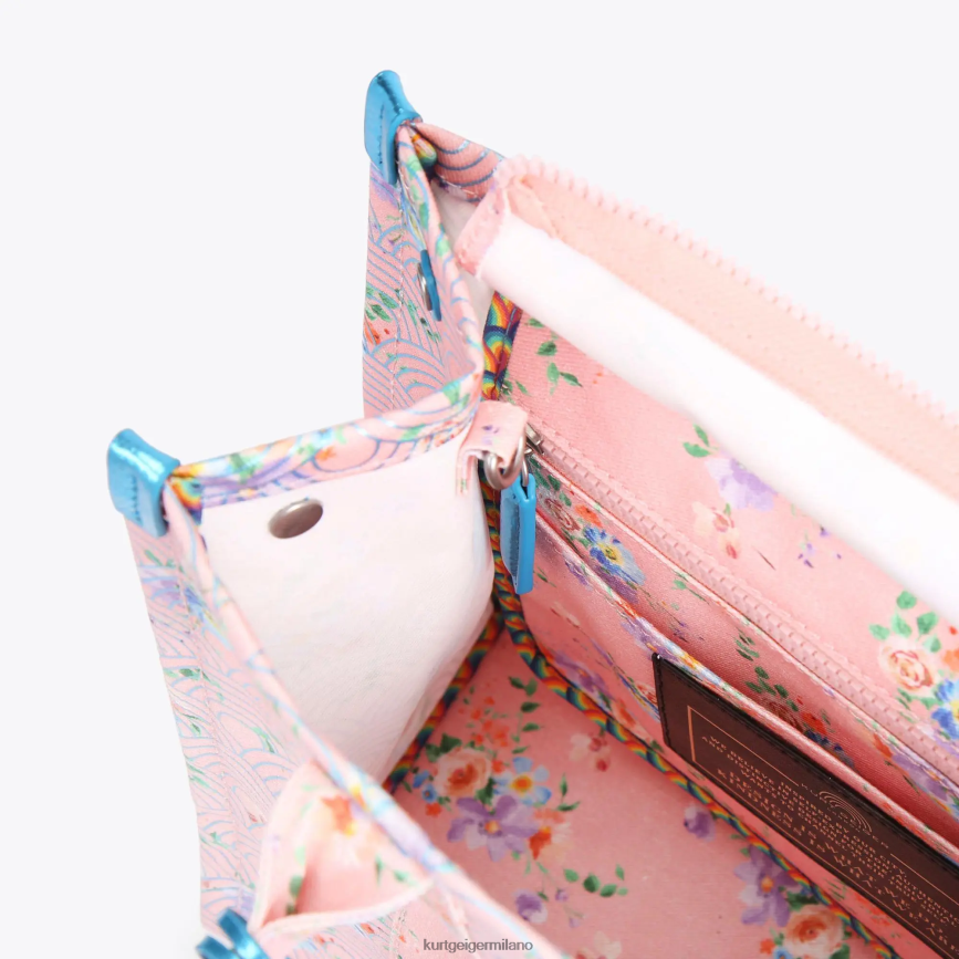 esso Kurt Geiger donne Borsa tote Southbank di Londra combinazione rosa 8024FF469 | borse