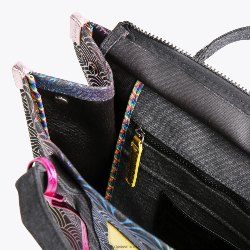 esso Kurt Geiger donne Borsa tote grande Southbank London altro nero 8024FF205 | borse