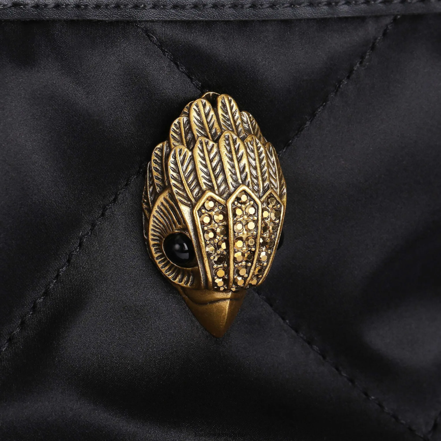 esso Kurt Geiger donne Shopper quadrata riciclata di Londra nero 8024FF283 | borse