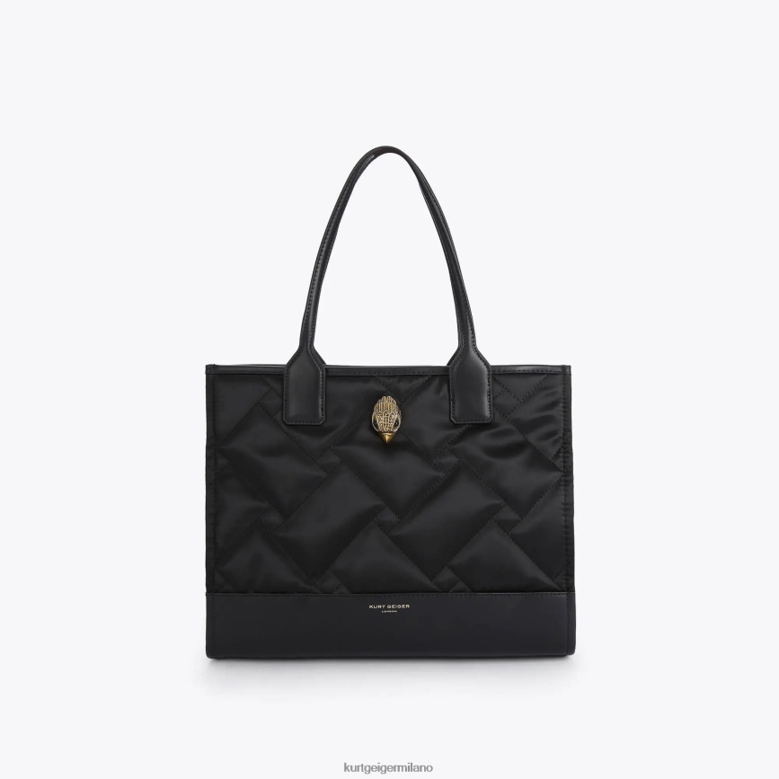 esso Kurt Geiger donne piccola shopper quadrata londra riciclata nero 8024FF112 | borse