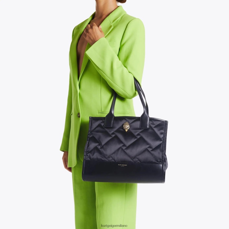 esso Kurt Geiger donne piccola shopper quadrata londra riciclata nero 8024FF112 | borse