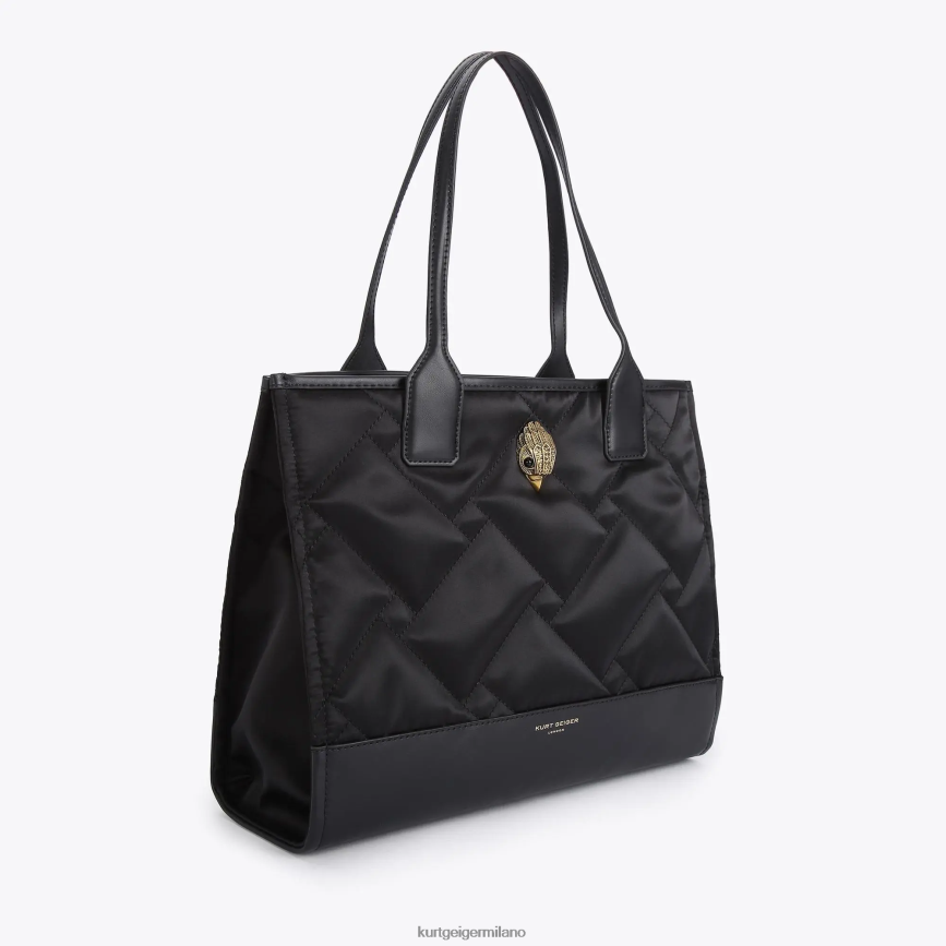 esso Kurt Geiger donne piccola shopper quadrata londra riciclata nero 8024FF112 | borse