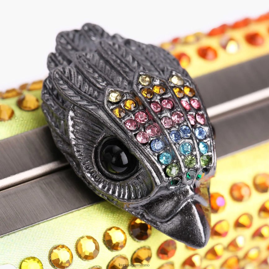 esso Kurt Geiger donne Pochette Kensington in cristalli London multi/altro 8024FF204 | borse