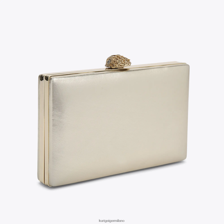 esso Kurt Geiger donne Pochette Kensington in cristalli London oro 8024FF59 | borse