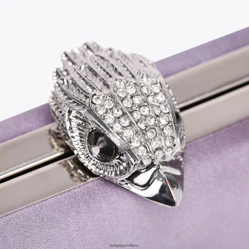 esso Kurt Geiger donne Pochette London Kensington lilla 8024FF58 | borse