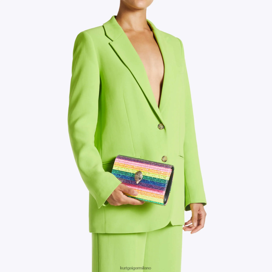 esso Kurt Geiger donne Pochette con aquila da festa londinese multi/altro 8024FF209 | borse