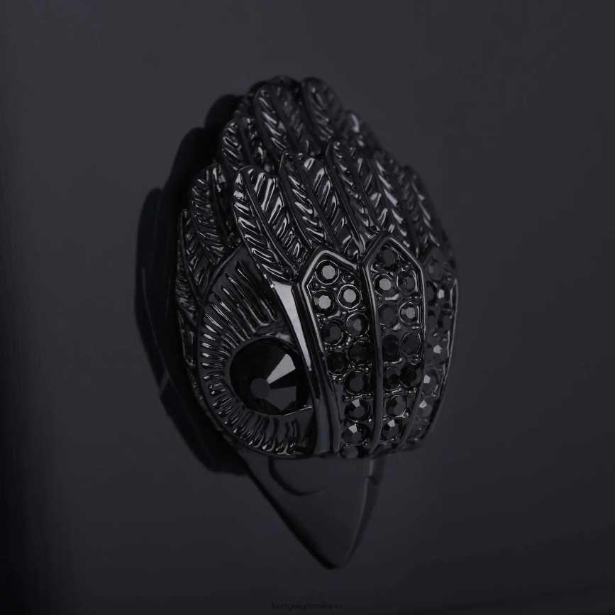 esso Kurt Geiger donne london party eagle pochette inzuppata nero 8024FF263 | borse