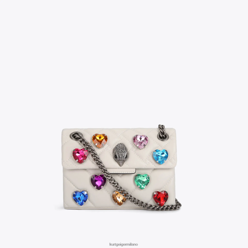 esso Kurt Geiger donne Borsa London mini Kensington Love osso 8024FF51 | borse