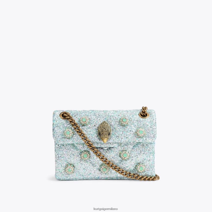 esso Kurt Geiger donne Borsa London mini Kensington verde pallido 8024FF93 | borse