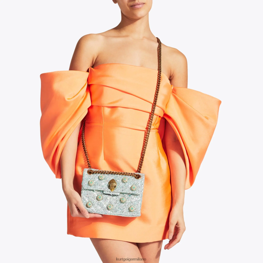 esso Kurt Geiger donne Borsa London mini Kensington verde pallido 8024FF93 | borse