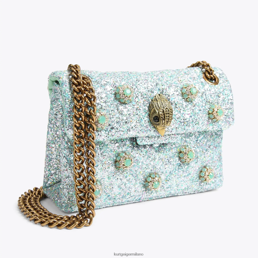 esso Kurt Geiger donne Borsa London mini Kensington verde pallido 8024FF93 | borse